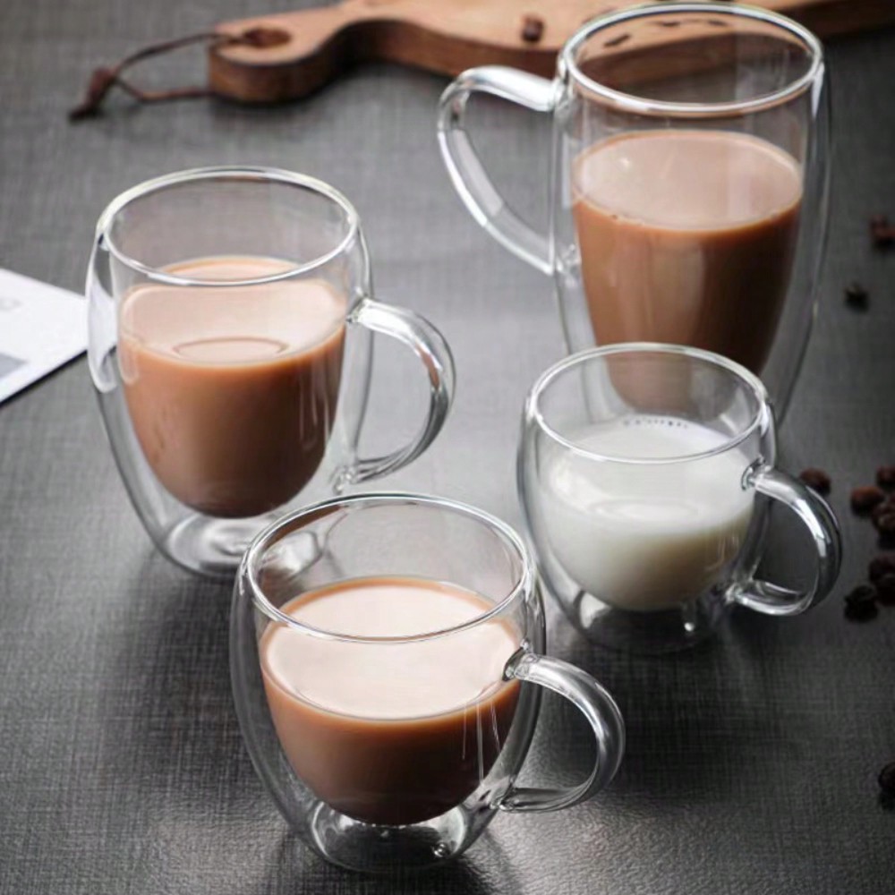1PC Double Walled Glass Cups H - Espresso Shot Glass 评论和价格